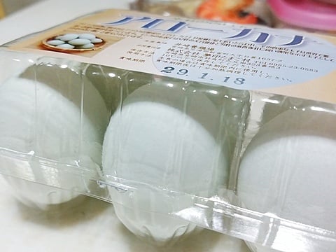 宮崎市のたまご村でアローカナという世界で唯一の青い殻の卵を買いました